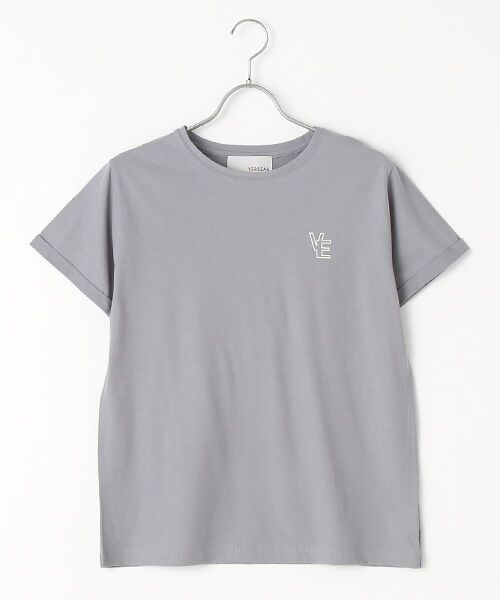 Verseau / ヴェルソー Tシャツ | [洗える]接触冷感　ベーシックロゴTシャツ（ブルー）