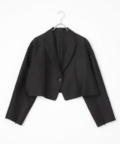 VERSEAU / ヴェルソー テーラードジャケット | スラッシュスリーブクロップドジャケット