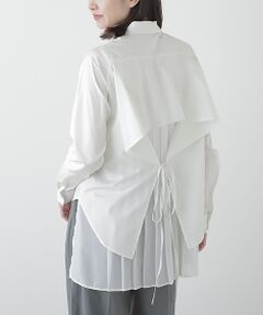 VERSEAU / ヴェルソー シャツ・ブラウス | バックプリーツドッキングシャツ