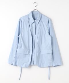 VERSEAU / ヴェルソー ノーカラージャケット | 2WAY肩かけシャツジャケット