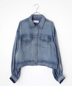 VERSEAU / ヴェルソー Gジャン・デニムジャケット | シアーボリュームスリーブGジャン