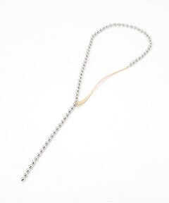 VERSEAU / ヴェルソー ネックレス・ペンダント・チョーカー | メタルラインポイントボールチェーンY字ネックレス