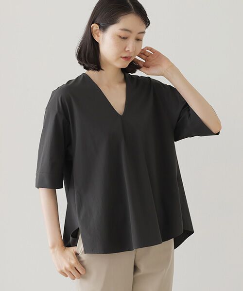 VERSEAU / ヴェルソー シャツ・ブラウス | ラッシュガードVネックトップス | 詳細2