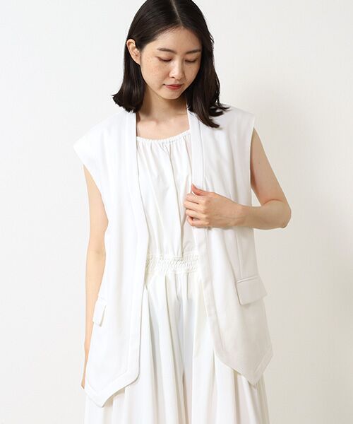 VERSEAU / ヴェルソー ベスト | リネンライクボーイズジレ | 詳細2