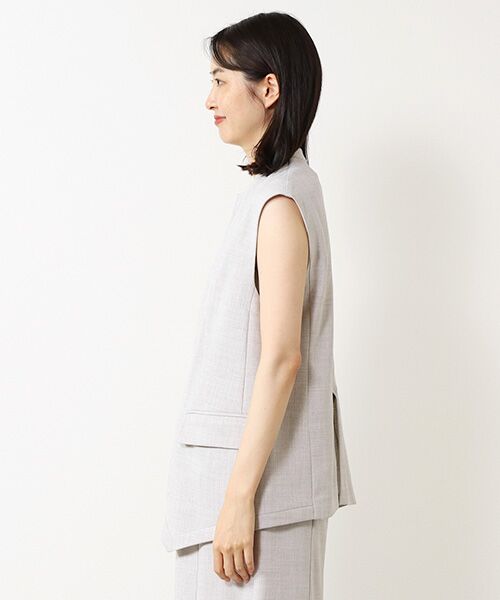 VERSEAU / ヴェルソー ベスト | リネンライクボーイズジレ | 詳細11