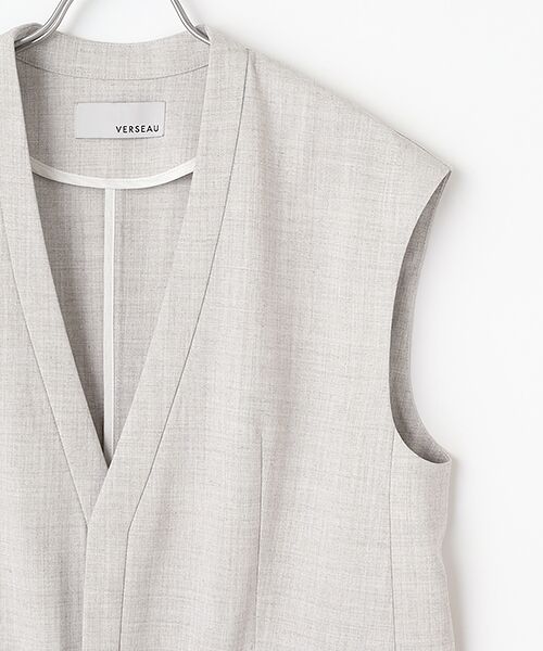 VERSEAU / ヴェルソー ベスト | リネンライクボーイズジレ | 詳細6