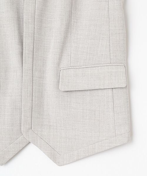 VERSEAU / ヴェルソー ベスト | リネンライクボーイズジレ | 詳細7