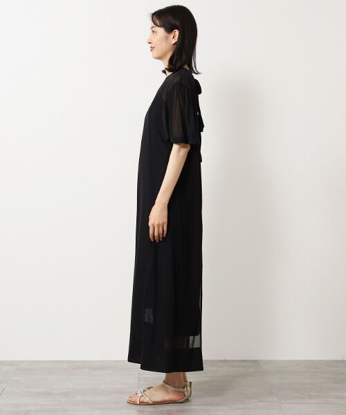 VERSEAU / ヴェルソー ロング・マキシ丈ワンピース | シフォンシアーアンサンブルOP | 詳細10