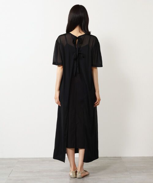 VERSEAU / ヴェルソー ロング・マキシ丈ワンピース | シフォンシアーアンサンブルOP | 詳細11