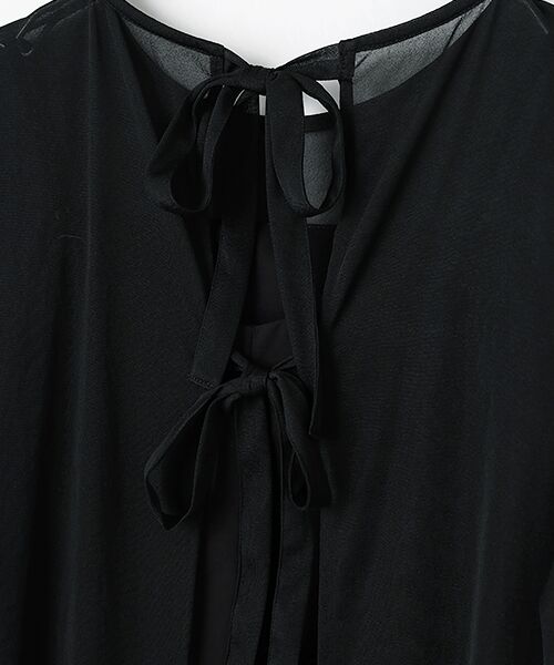 VERSEAU / ヴェルソー ロング・マキシ丈ワンピース | シフォンシアーアンサンブルOP | 詳細6