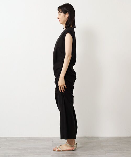 VERSEAU / ヴェルソー ロング・マキシ丈ワンピース | ギャザードレス | 詳細8