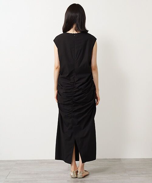 VERSEAU / ヴェルソー ロング・マキシ丈ワンピース | ギャザードレス | 詳細9