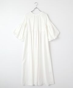 VERSEAU / ヴェルソー ロング・マキシ丈ワンピース | ランタンスリーブティアードOP