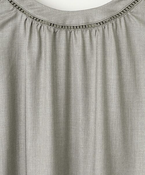 VERSEAU / ヴェルソー ロング・マキシ丈ワンピース | ランタンスリーブティアードOP | 詳細10