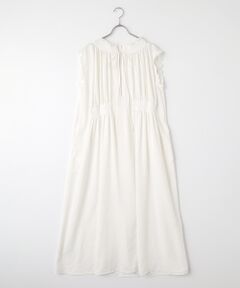 VERSEAU / ヴェルソー ロング・マキシ丈ワンピース | フレンチスリーブスモッキングOP