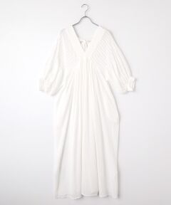 VERSEAU / ヴェルソー ロング・マキシ丈ワンピース | ドルマンスリーブピンタックOP