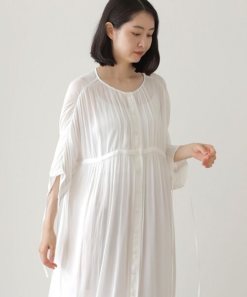 VERSEAU / ヴェルソー ロング・マキシ丈ワンピース | 2WAYドロストスリーブOP | 詳細3
