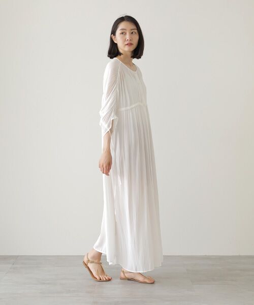 VERSEAU / ヴェルソー ロング・マキシ丈ワンピース | 2WAYドロストスリーブOP | 詳細5
