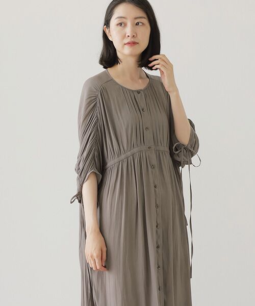 VERSEAU / ヴェルソー ロング・マキシ丈ワンピース | 2WAYドロストスリーブOP | 詳細13