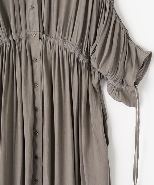 VERSEAU / ヴェルソー ロング・マキシ丈ワンピース | 2WAYドロストスリーブOP | 詳細8