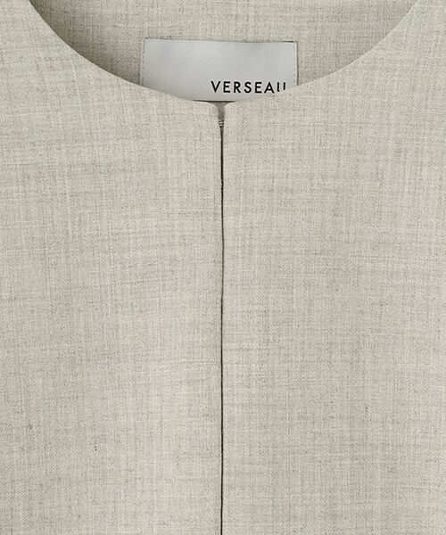VERSEAU / ヴェルソー ロング・マキシ丈ワンピース | リネンライクIラインOP | 詳細3