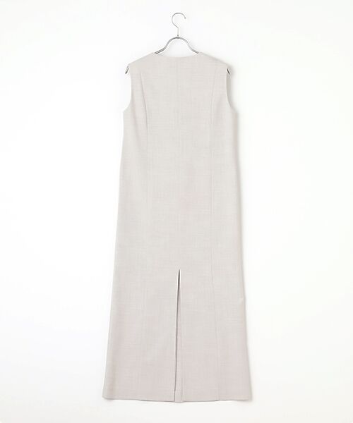 VERSEAU / ヴェルソー ロング・マキシ丈ワンピース | リネンライクIラインOP | 詳細5