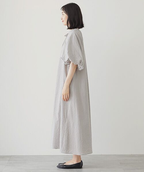 VERSEAU / ヴェルソー ロング・マキシ丈ワンピース | バルーンスリーブカフタンレースOP | 詳細11