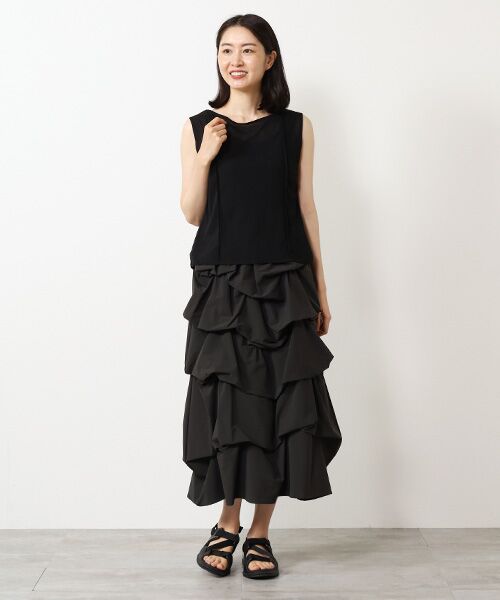 VERSEAU / ヴェルソー ロング・マキシ丈スカート | ラッシュガードバブルSK | 詳細14