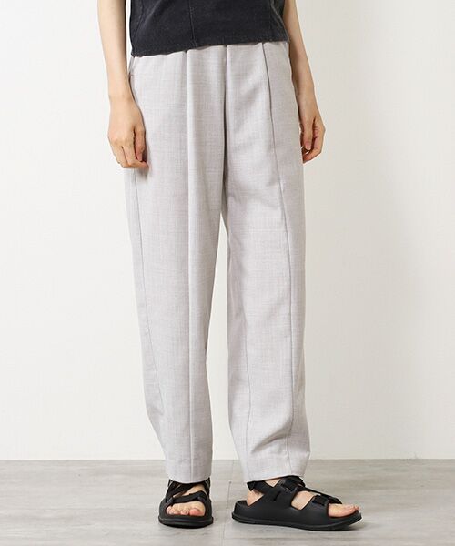 VERSEAU / ヴェルソー スラックス・ドレスパンツ | リネンライクコクーンPT | 詳細11