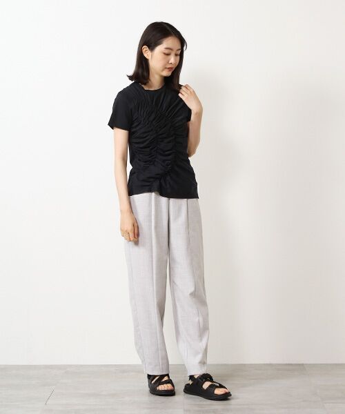 VERSEAU / ヴェルソー スラックス・ドレスパンツ | リネンライクコクーンPT | 詳細12