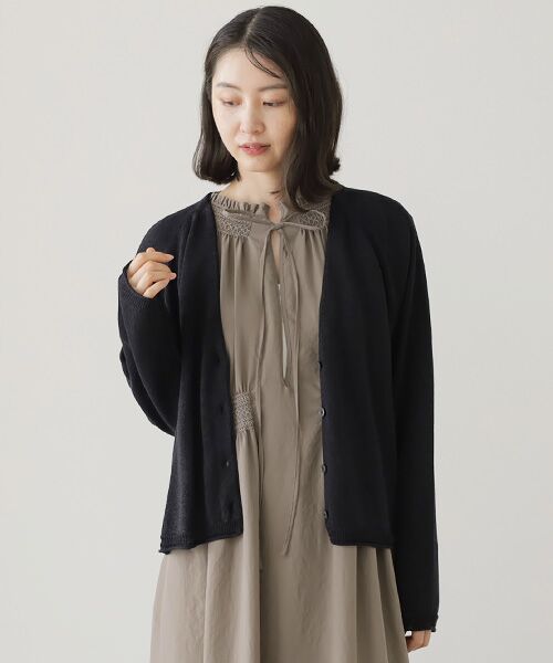 VERSEAU / ヴェルソー カーディガン・ボレロ | ペーパーヤーンVカーデ | 詳細2
