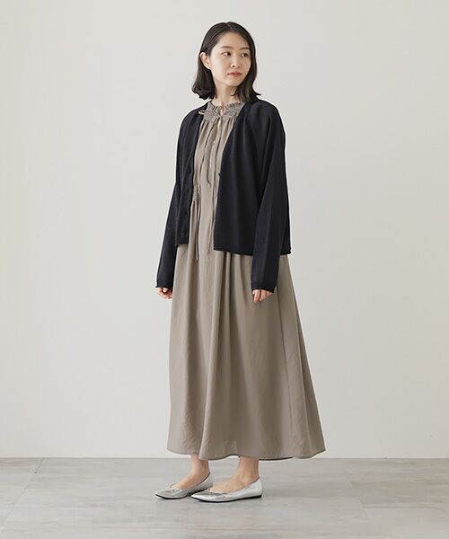 VERSEAU / ヴェルソー カーディガン・ボレロ | ペーパーヤーンVカーデ | 詳細3