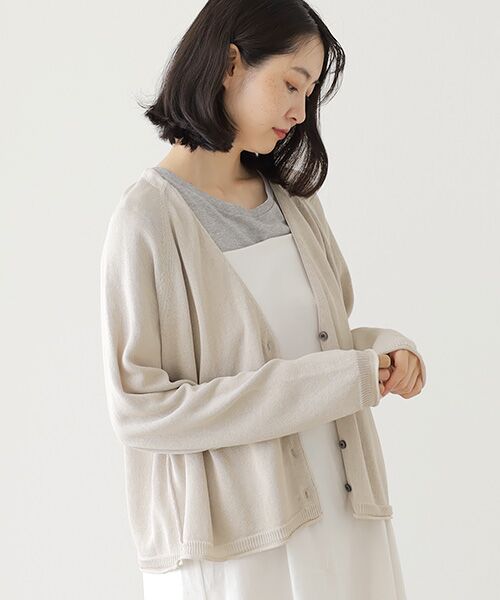 VERSEAU / ヴェルソー カーディガン・ボレロ | ペーパーヤーンVカーデ | 詳細8
