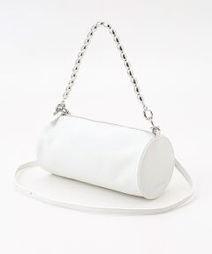 美品**BALLY**ホワイトキルティングパーティーバッグ クラッチ・パーティバッグ（条件：ホワイト系）| ファッション