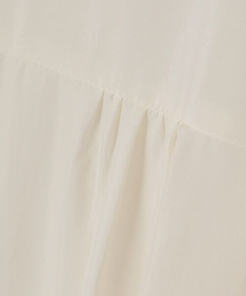 VERSEAU / ヴェルソー シャツ・ブラウス | ノーカラーシルキーシャツ | 詳細1