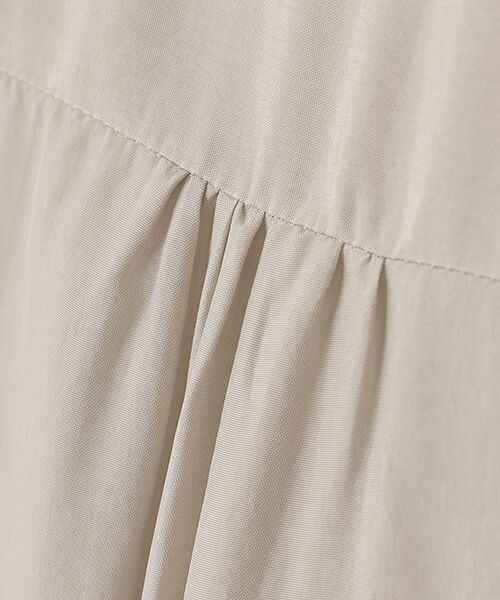 VERSEAU / ヴェルソー シャツ・ブラウス | ノーカラーシルキーシャツ | 詳細6