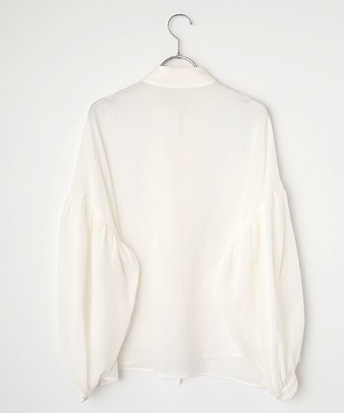 VERSEAU / ヴェルソー シャツ・ブラウス | リボンディテール・シアーシャツ | 詳細1