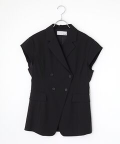 VERSEAU / ヴェルソー ベスト | キャップスリーブダブルジレ