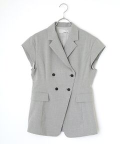 VERSEAU / ヴェルソー ベスト | キャップスリーブダブルジレ