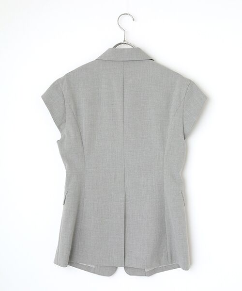 VERSEAU / ヴェルソー ベスト | キャップスリーブダブルジレ | 詳細2