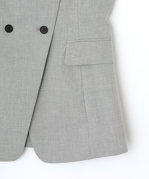 VERSEAU / ヴェルソー ベスト | キャップスリーブダブルジレ | 詳細4