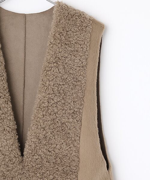 VERSEAU / ヴェルソー ベスト | リバーシブルファームートンジレ | 詳細4