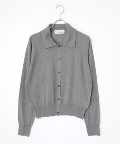 ミニマルニットカーディガン