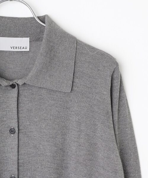 VERSEAU / ヴェルソー カーディガン・ボレロ | ミニマルニットカーディガン | 詳細3