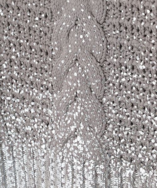 VERSEAU / ヴェルソー ニット・セーター | 箔プリントニットベスト | 詳細5