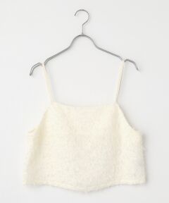 VERSEAU / ヴェルソー キャミソール・チューブトップ | ロングシャギージャカードキャミソール