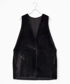 VERSEAU / ヴェルソー ベスト | エコラクーンファーショートジレ
