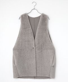 VERSEAU / ヴェルソー ベスト | エコラクーンファーショートジレ