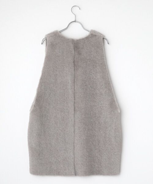 VERSEAU / ヴェルソー ベスト | エコラクーンファーショートジレ | 詳細4