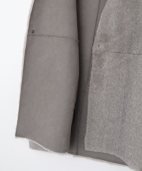 VERSEAU / ヴェルソー ベスト | エコラクーンファーショートジレ | 詳細8